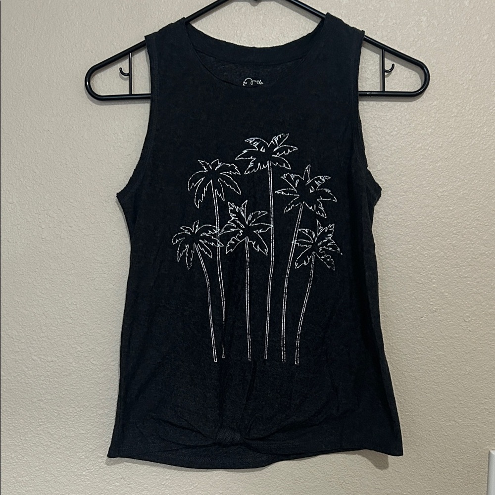 Art Class Black Palm Tree Muscle Tee, Blue Boston Tee & White Muscle Tee set